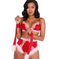 Roma Costume 1pc Marabou Bondage Tie