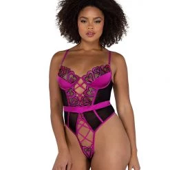 Roma Costume Sweetheart Criss-Cross Teddy Lingerie