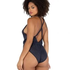 Roma Costume Cozy Pointelle Romper Lingerie