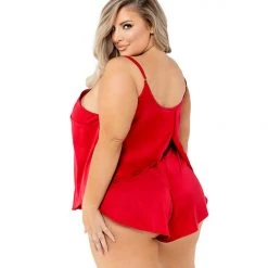 Roma Costume 2PC Soft Satin Tulip Short Set