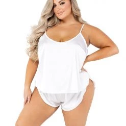 Roma Costume 2PC Soft Satin Tulip Short Set