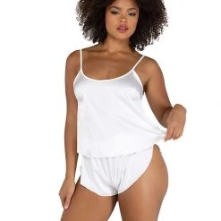 Roma Costume 2PC Soft Satin Tulip Short Set