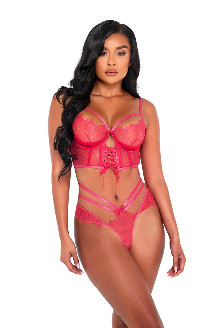 Roma Confidential Lingerie 2pc Lashes For Lace Set 3 Roma Confidential Lingerie 2pc Lashes For Lace Set