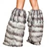 Roma Costume Pair Of Fur Leg Warmers With Fringe And Bead Details Costumes