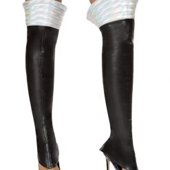 Roma Costume Pair Of Leggings With Padded Silver Top