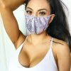 Roma Costume Multi-Layered Face Mask - Lavender Face Masks