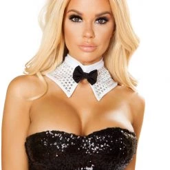 Roma Costume Costumes Rhinestone Tuxedo Choker