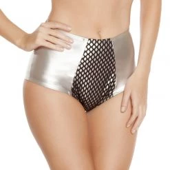 Roma Costume, Inc. High Waisted Leatherette Shorts With Fishnet Detail 30% - 80% Off SALE!