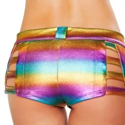 Roma Costume Denim Strapped Shorts Separates