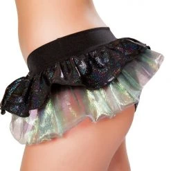 Roma Costume Mermaid Shorts With Attached Iridescent Skirt Separates