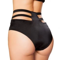 Roma Costume Solid High Waisted Strapped Shorts