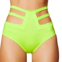Roma Costume Solid High Waisted Strapped Shorts