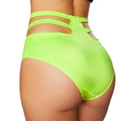 Roma Costume Solid High Waisted Strapped Shorts