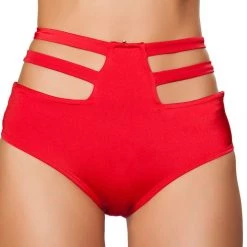 Roma Costume Solid High Waisted Strapped Shorts