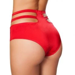 Roma Costume Solid High Waisted Strapped Shorts