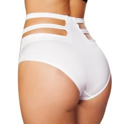 Roma Costume Solid High Waisted Strapped Shorts