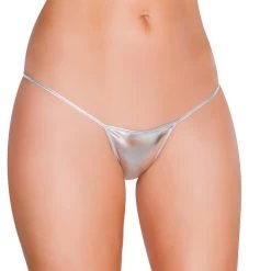 Roma Costume Sexy Metallic Bikini Bottom Thong Separates